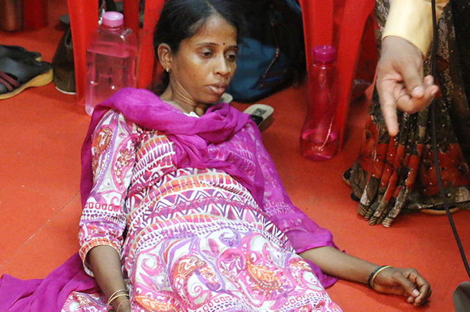 People thronged into the Night Vigil held at Prayer center by Grace Minstry in Mangalore here on Sep 2, 2017. Many received countless miracles, healing, and deliverance. 